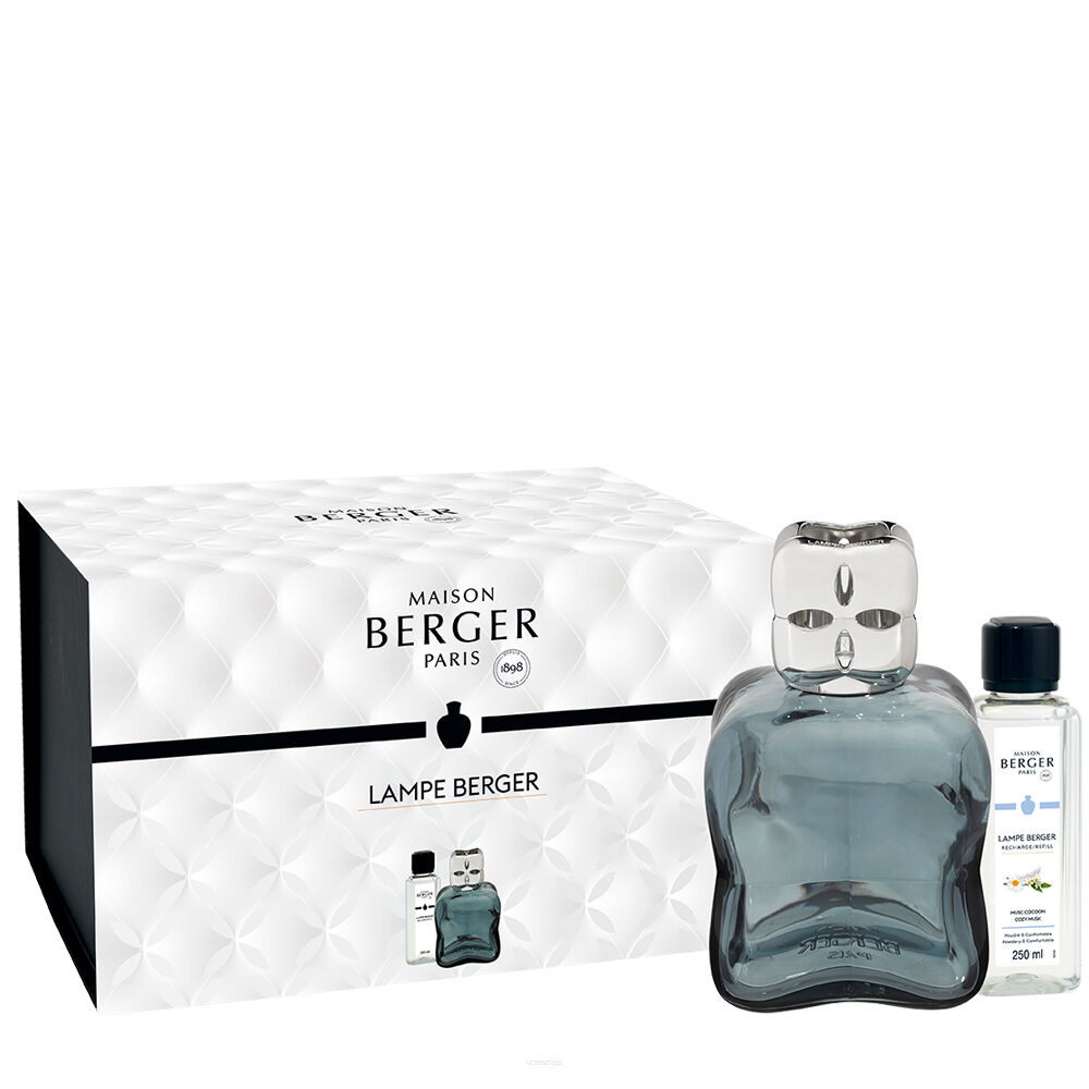 Zestaw Lampa Cosy niebieska + olejek Cozy Musk